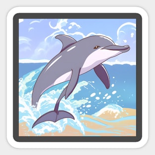 Animal - Dolphin water lover Sticker